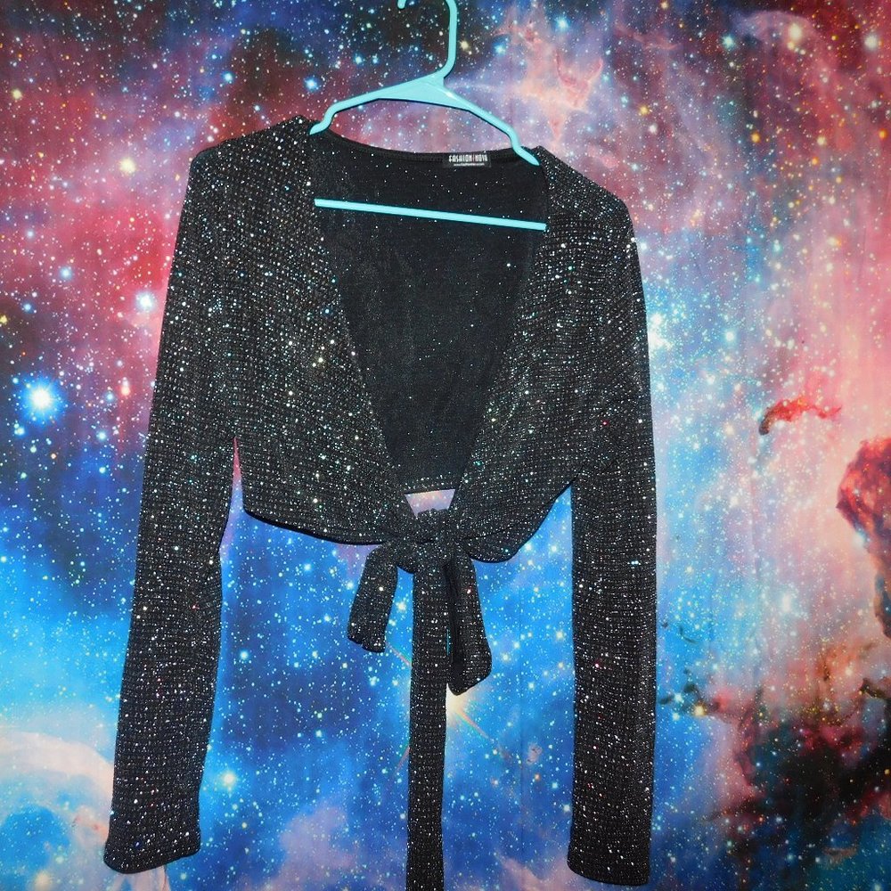Fashion nova sparkly crop top